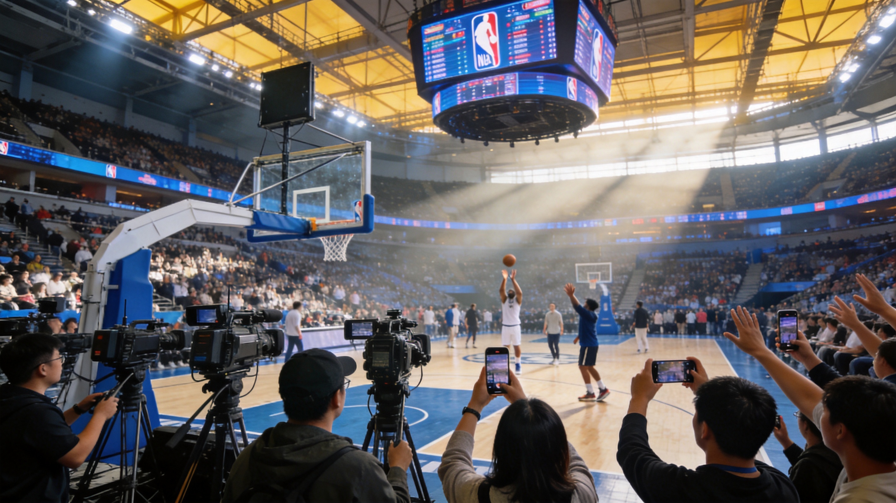 NBA篮球场现场